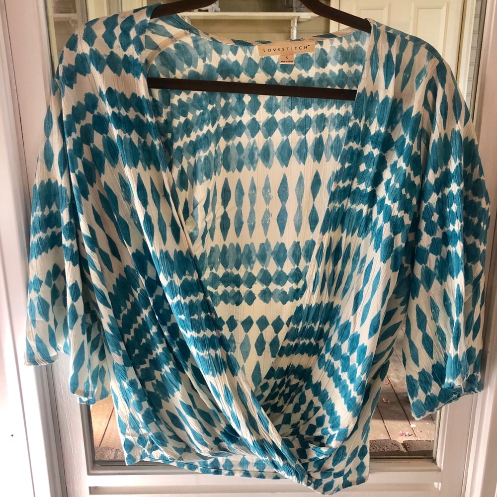 Lovestich Geometric Blouse